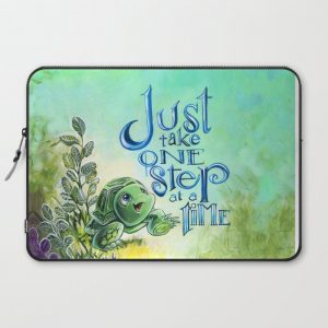 Just take one step at a time Computer Cover by ArtofBianca - Laptop Sleeve - 15"