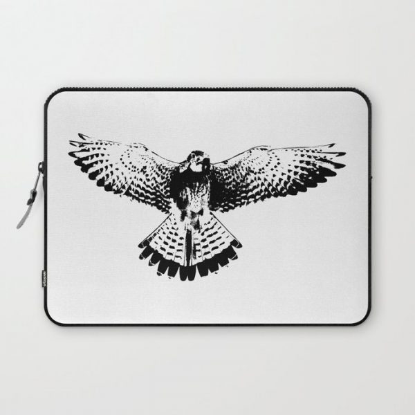 Kestrel flapping its wings Computer Cover by Breathless - Laptop Sleeve - 13"