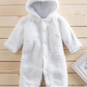 Kids Costume Halloween Long Sleeve Hooded Animal Toddlers Jumpsuit