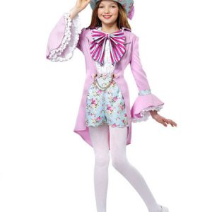 Kids Halloween Costumes Lace Floral Print Princess Outfit