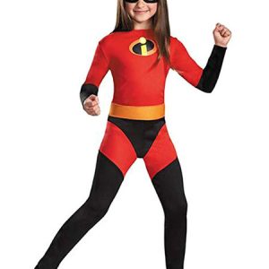 Kids The Incredibles Cosplay Red Eye Patch Jumpsuit Lycra Spandex Kids Cosplay Costumes