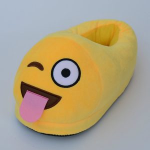 Kigurumi Pajama Shoes Footwear Emoji Unisex Adult Yellow Costume Accessories