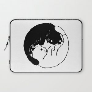 Kitty Ying Yang Computer Cover by mena bo - Laptop Sleeve - 13"