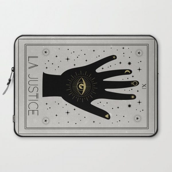 La Justice or The Justice Tarot Computer Cover by cafelab - Laptop Sleeve - 15"