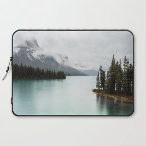 Landscape Photography Maligne Lake Computer Cover by Wildhood - Laptop Sleeve - 15"