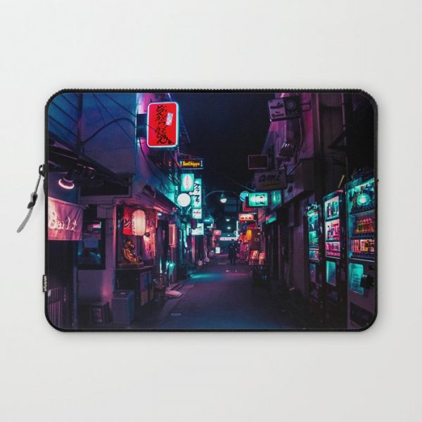 Late Night in Shinjuku's Golden Gai Computer Cover by HimanshiShah - Laptop Sleeve - 13"