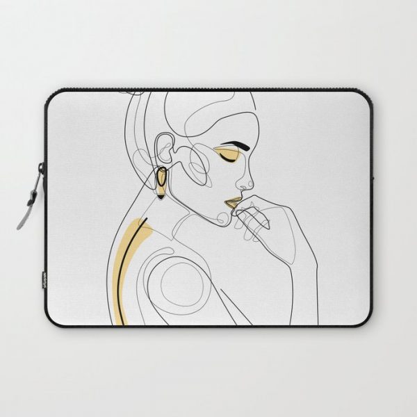 Lemon Girl Computer Cover by Explicit Design - Laptop Sleeve - 13"