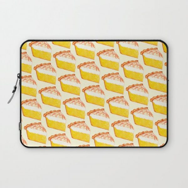 Lemon Meringue Pie Pattern Computer Cover by Kelly Gilleran - Laptop Sleeve - 13"