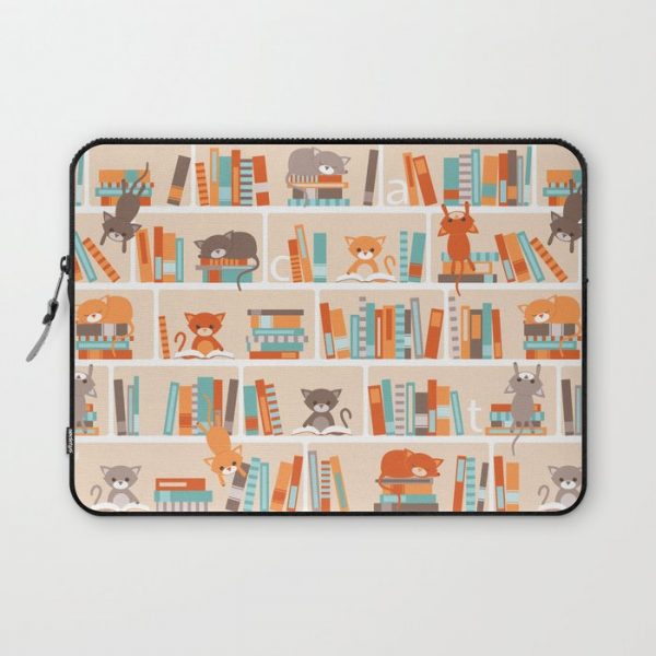 Library cats Computer Cover by Heleen van Buul - Laptop Sleeve - 13"