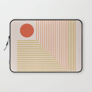 Lines & Circle 02 Computer Cover by thisisbyN - Laptop Sleeve - 13"