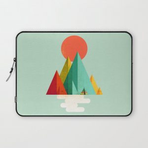 Little Geometric Tipi Computer Cover by Picomodi - Laptop Sleeve - 13"