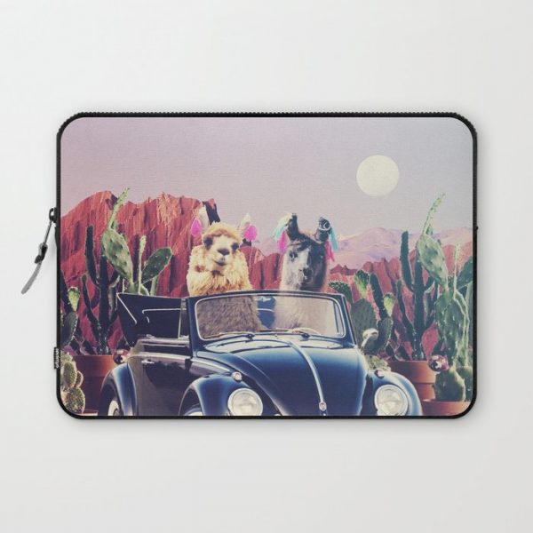 Llamas on the road Computer Cover by Majchila - Laptop Sleeve - 13"