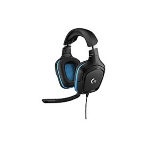 Logitech G432 7.1 Surround Sound Gaming Headset - Stereo - Mini-phone, USB - Wired - 5 Kilo Ohm - 20 Hz - 20 kHz - Over-the-head - Binaural - Circumau