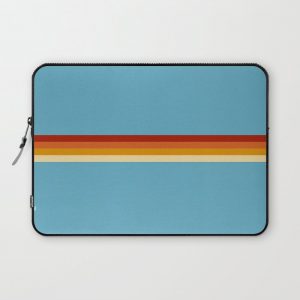 Losna - Classic Retro Summer Stripes Computer Cover by AlphaOmega - Laptop Sleeve - 13"