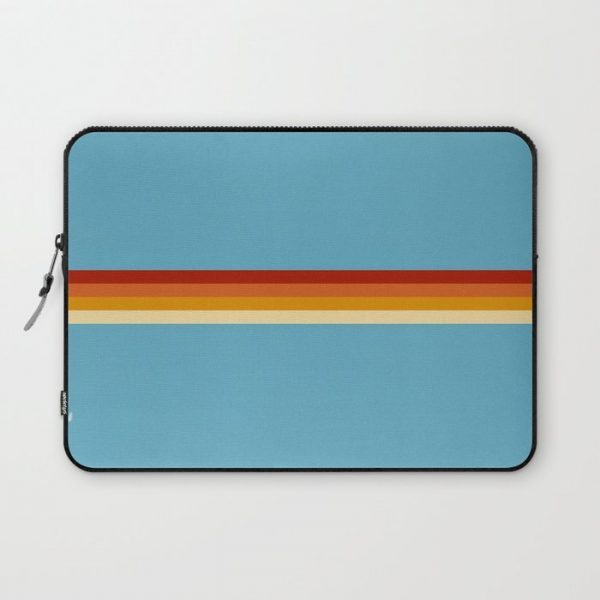 Losna - Classic Retro Summer Stripes Computer Cover by AlphaOmega - Laptop Sleeve - 13"