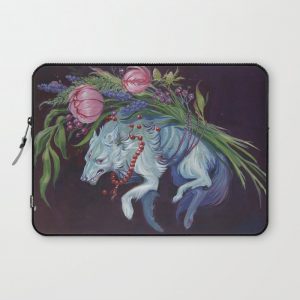 Lupine Computer Cover by Audra Auclair - Laptop Sleeve - 13"