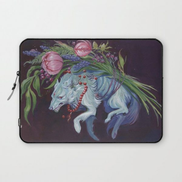 Lupine Computer Cover by Audra Auclair - Laptop Sleeve - 13"