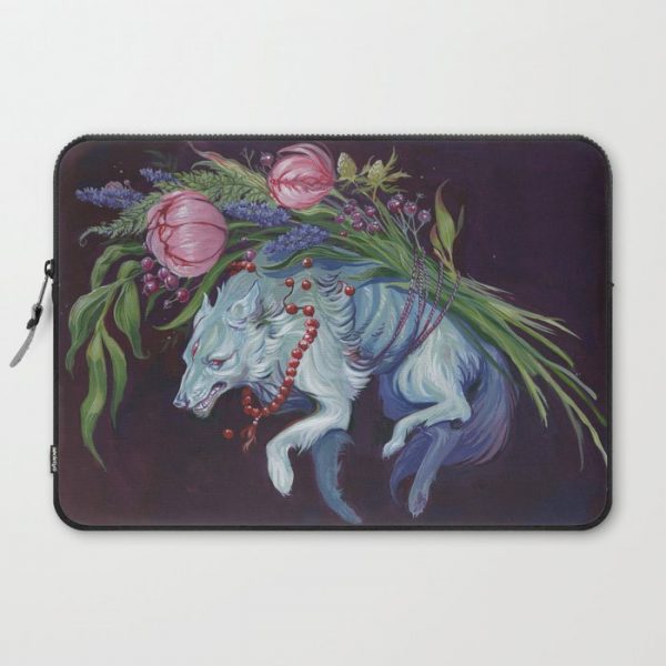 Lupine Computer Cover by Audra Auclair - Laptop Sleeve - 15"