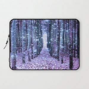 Magical Forest Lavender Ice Blue Periwinkle Computer Cover by 2sweet4words Designs - Laptop Sleeve - 13"