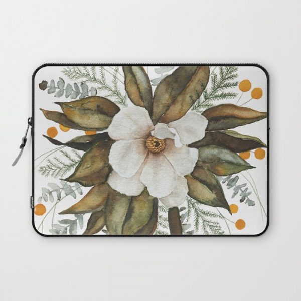 Magnolia Bouquet Computer Cover by Shealeen Louise - Laptop Sleeve - 13"