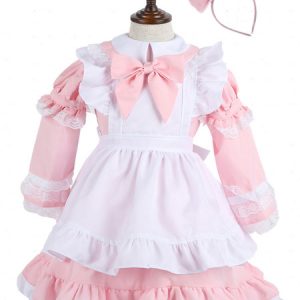 Maid Costume Kids Halloween Little Girls Dresses Outfit