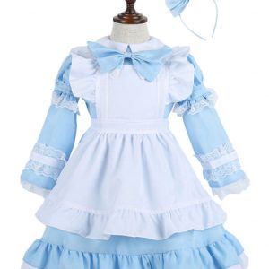 Maid Costume Kids Halloween Little Girls Dresses Outfit