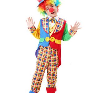 Mardi Gras Kid Clown Costume Circus Costume