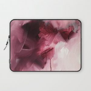 Maroon 1 (Color Study) Computer Cover by Sana Jamlaney - Laptop Sleeve - 13"