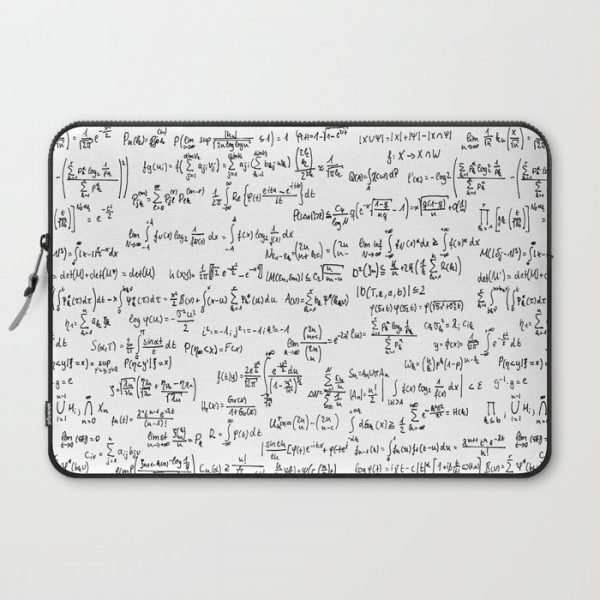 Math Equations Computer Cover by Thin Line Studio - Laptop Sleeve - 15"