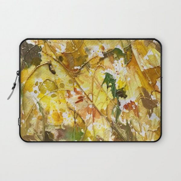 Mellow Yellow Computer Cover by VAndree Art - Laptop Sleeve - 13"