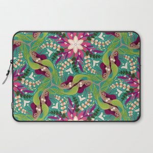 Mermaid Swirl Pattern Computer Cover by Vashti Harrison - Laptop Sleeve - 15"