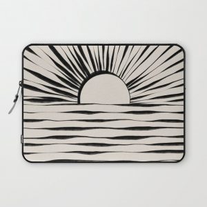 Minimal Sunrise / Sunset Computer Cover by Alisa Galitsyna - Laptop Sleeve - 13"