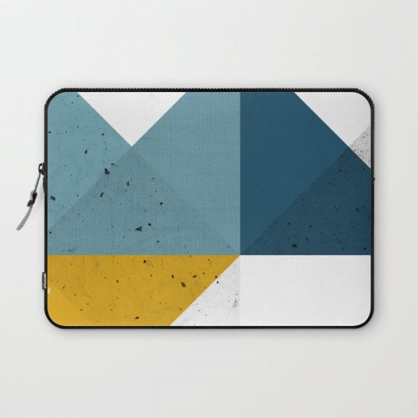 Modern Geometric 19 Computer Cover by The Old Art Studio - Laptop Sleeve - 13"