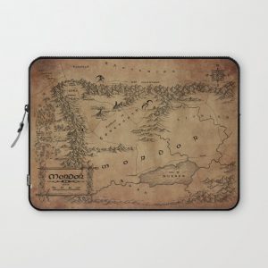 MordorMap Replica Computer Cover by Giulia aEUR Nasini - Laptop Sleeve - 13"