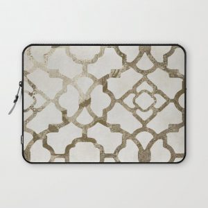 Moroccan Gold IV Computer Cover by MindyDidIt. - Laptop Sleeve - 13"