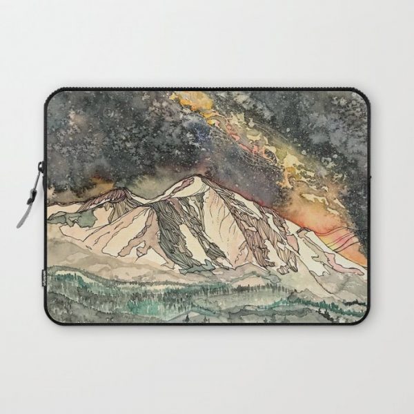 Mount Sopris and the Galaxy Computer Cover by Argus Art Studio - Laptop Sleeve - 13"