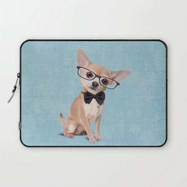 Mr. Chihuahua Computer Cover by Roberta Jean Pharelli - Laptop Sleeve - 13"