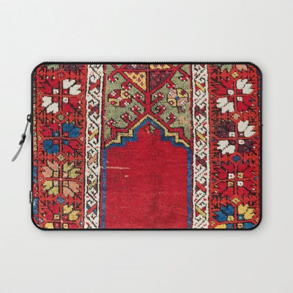 Mujur Central Anatolian Niche Rug Print Computer Cover by Vicky Brago-MitchellA(r) - Laptop Sleeve - 13"