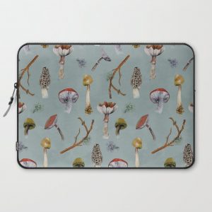 Mushroom Forest Party Computer Cover by La Scarlatte - Laptop Sleeve - 15"