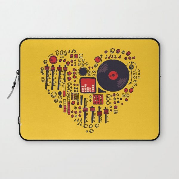 Music in every heartbeat Computer Cover by Picomodi - Laptop Sleeve - 13"