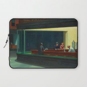 NIGHTHAWKS - EDWARD HOPPER Computer Cover by THE ICONIC PAINTINGS - Laptop Sleeve - 13"