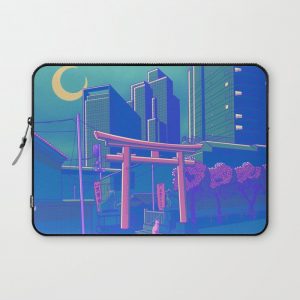 Neon Moon Computer Cover by SURUDENISE - Laptop Sleeve - 13"