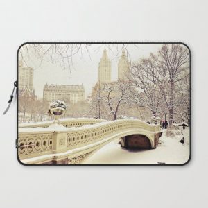 New York City Snow Wonderland Computer Cover by Vivienne Gucwa - Laptop Sleeve - 15"