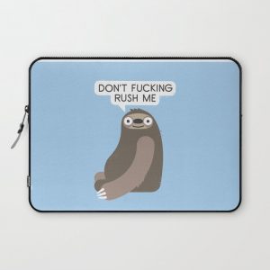 No Hurries Computer Cover by David Olenick - Laptop Sleeve - 13"