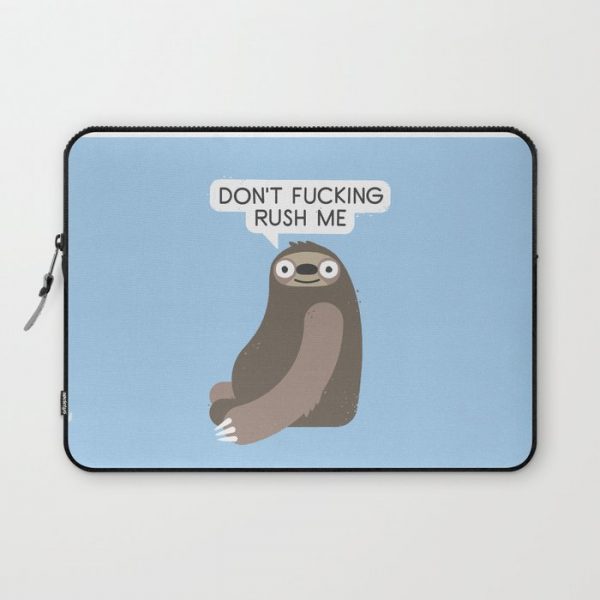 No Hurries Computer Cover by David Olenick - Laptop Sleeve - 13"