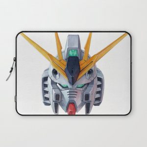 Nu Gundam Head Computer Cover by Hector Trunnec - Laptop Sleeve - 13"