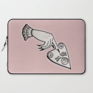 OUIJA Planchette and Hand of the Wise Computer Cover by StilleSkyggerArt - Laptop Sleeve - 15"