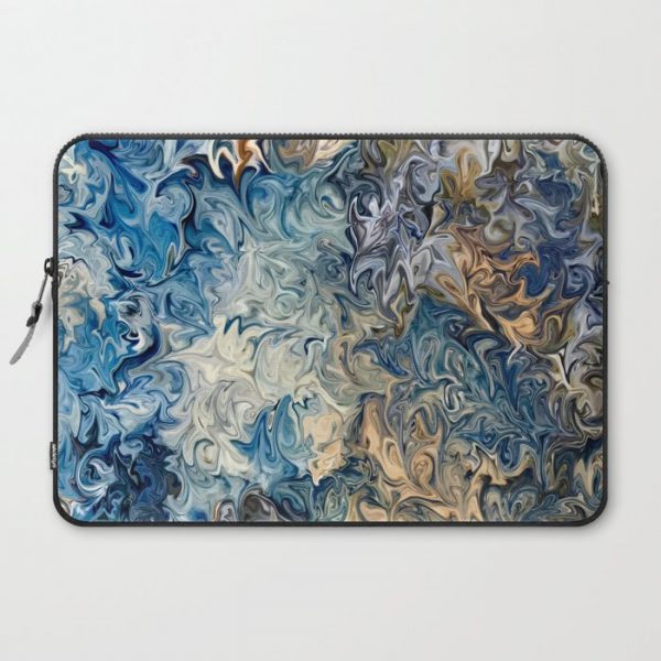 Ocean Blue Computer Cover by kpfinndesigns - Laptop Sleeve - 15"