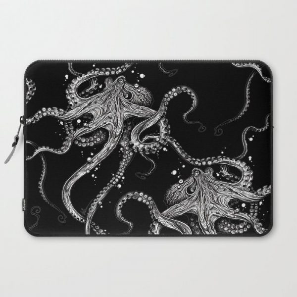 Octopus (black) Computer Cover by TAOJB - Laptop Sleeve - 15"