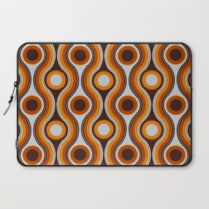 Older Patterns ~ Waves 70s Computer Cover by Bespired - Laptop Sleeve - 15"